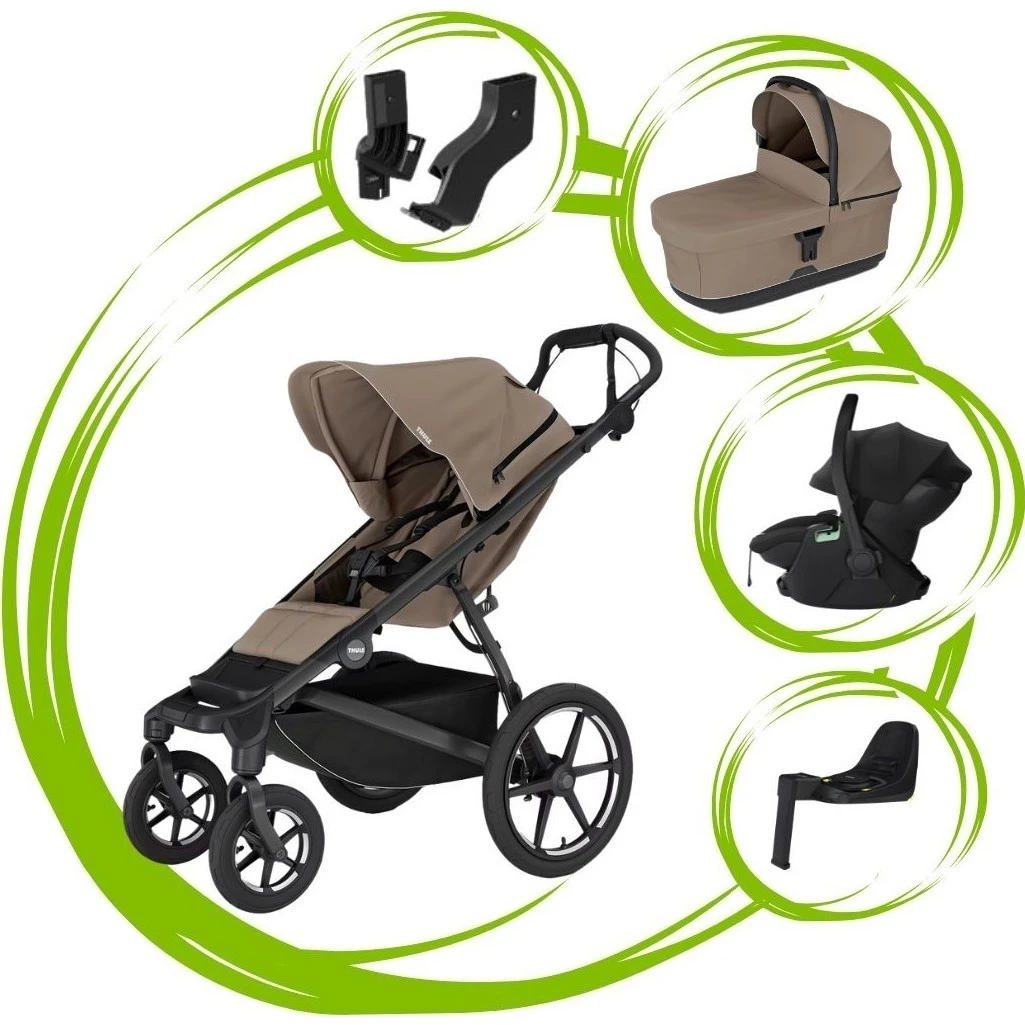 Thule Urban Glide 4 SET 5 varianta Tinted taupe tinted taupe