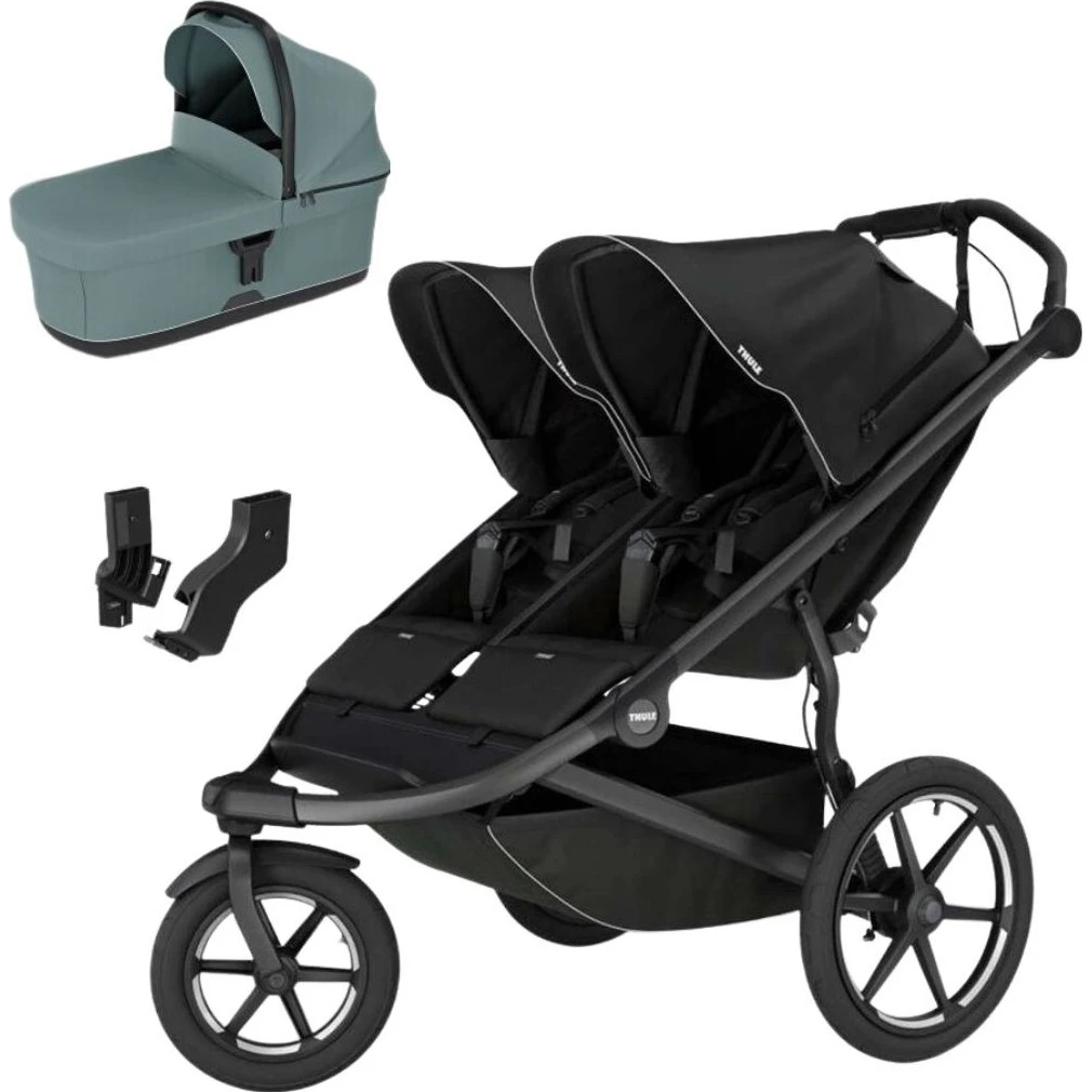 Thule Urban Glide DOUBLE set s korbou varianta Mid blue