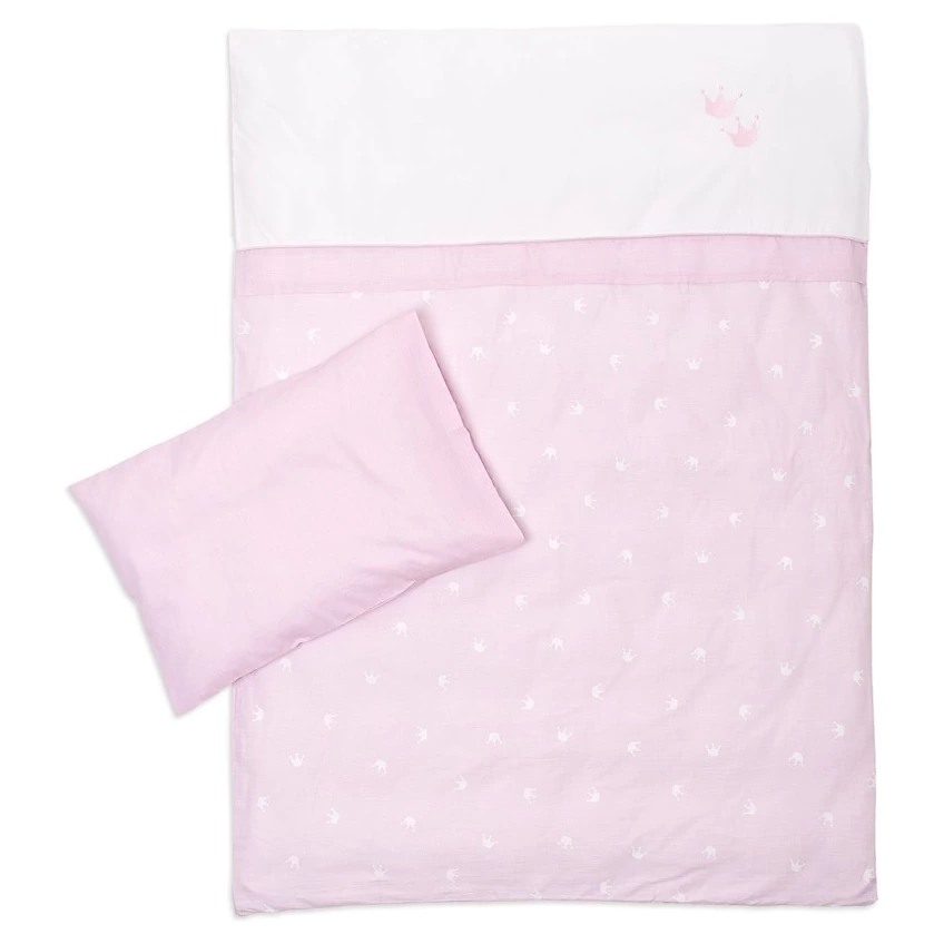 TRÄUMELAND Povlečení 100/135 + 40/60 cm varianta Krone Rosa
