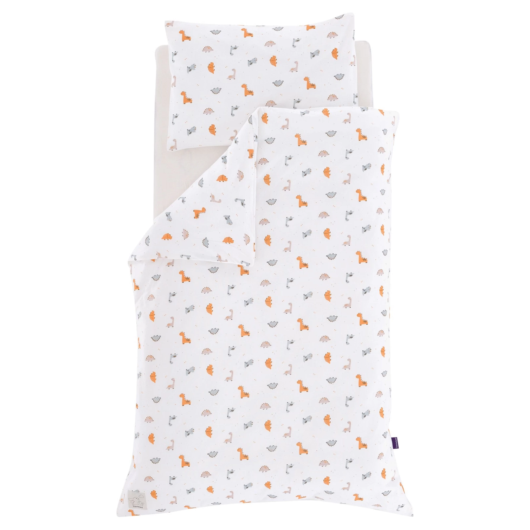 TRÄUMELAND povlečení Jersey 100/135 + 40/60 cm varianta Dinolino Allover