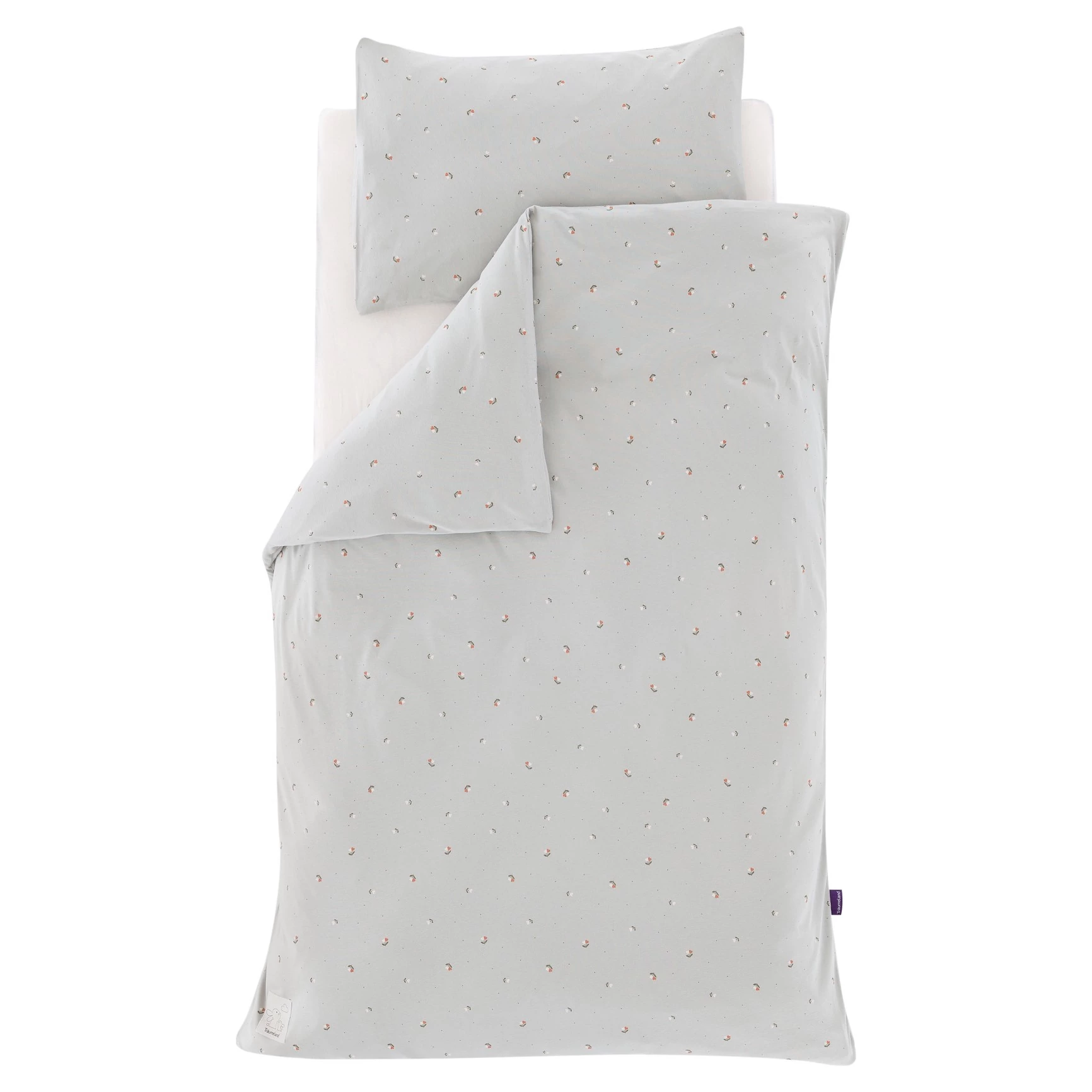 TRÄUMELAND povlečení Jersey 100/135 + 40/60 cm varianta Fiore Grün