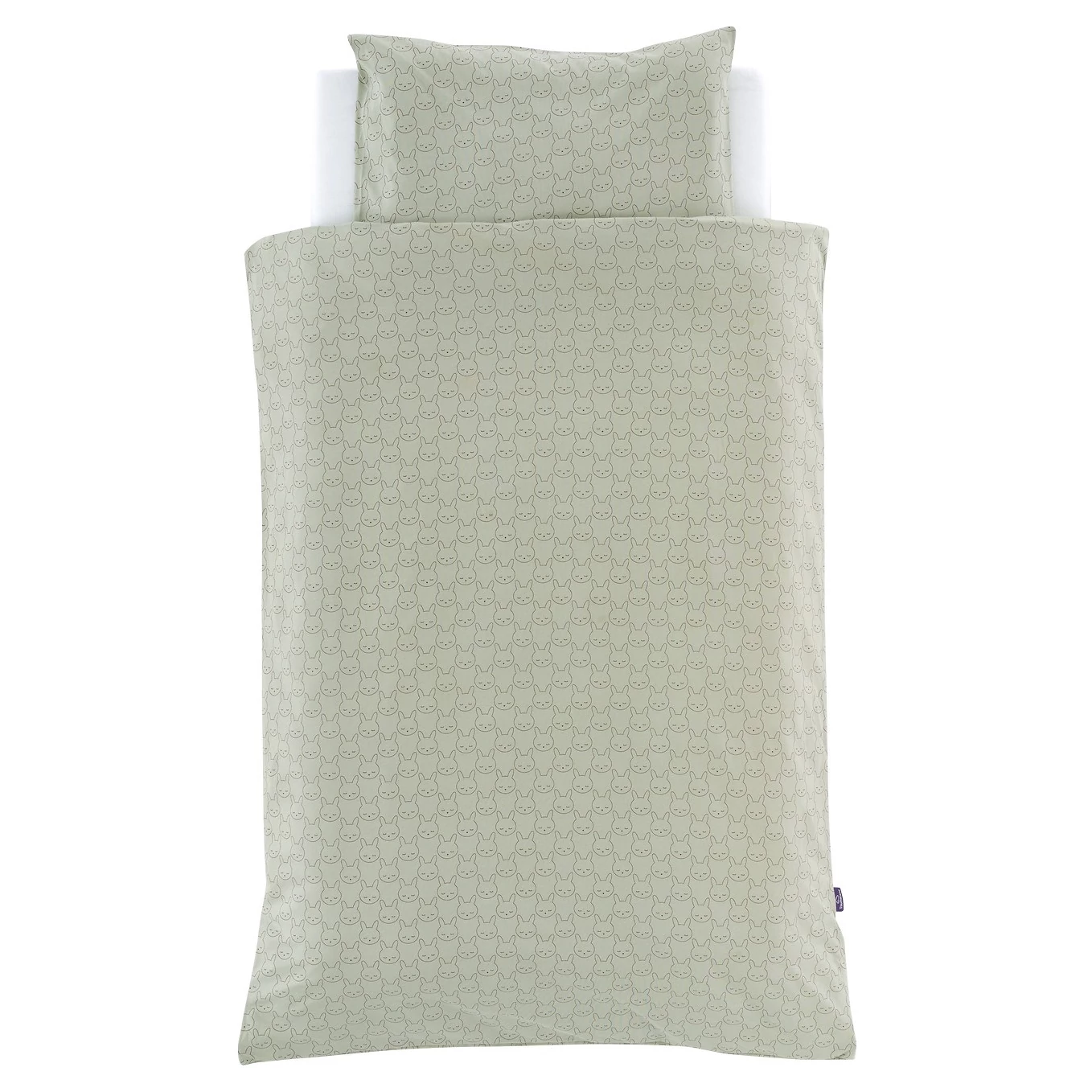 TRÄUMELAND povlečení Jersey 100/135 + 40/60 cm varianta Kuschelhase Grün