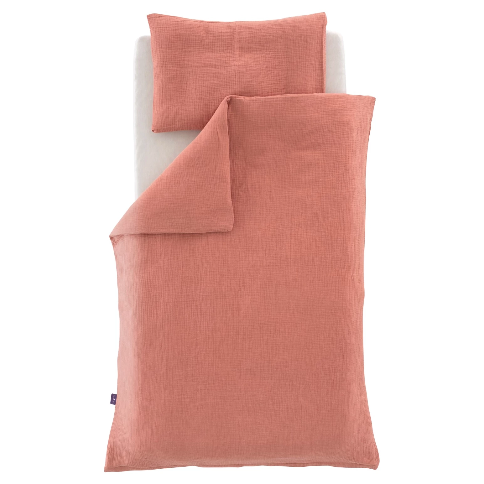 TRÄUMELAND Povlečení Musselin 100/135 + 40/60 cm varianta Aprikose