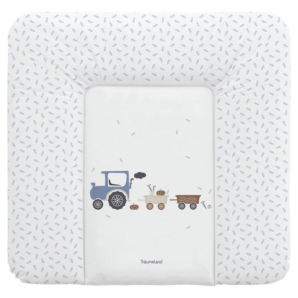 TRÄUMELAND Přebalovací podložka 75 x 75 cm varianta Little Farm Blau