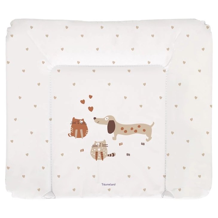 TRÄUMELAND Přebalovací podložka 75 x 85 cm varianta Cats&Dogs