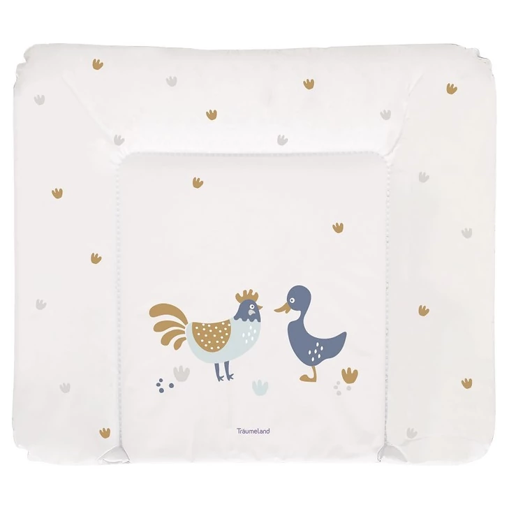 TRÄUMELAND Přebalovací podložka 75 x 85 cm varianta Kikeriki