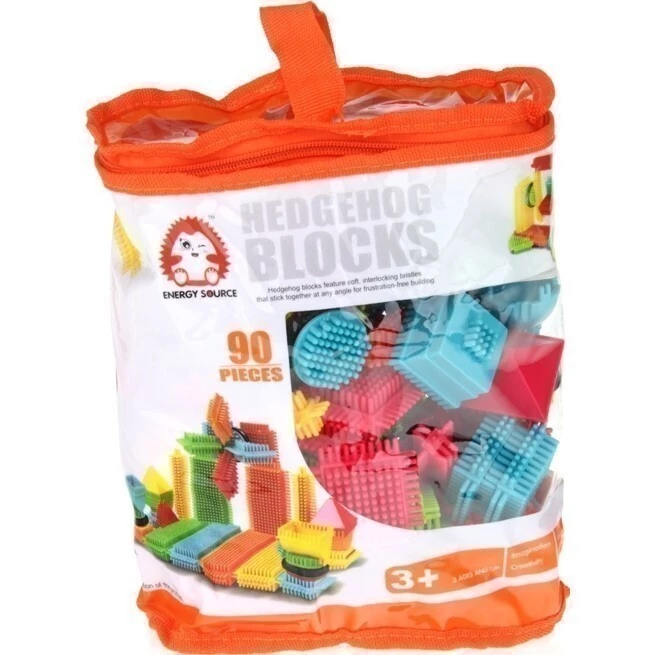 URW Stavebnice pro nejmenší HEDGEHOG BLOCKS 90 ks - Balení stavebnice pro nejmenší HEDGEHOG BLOCKS