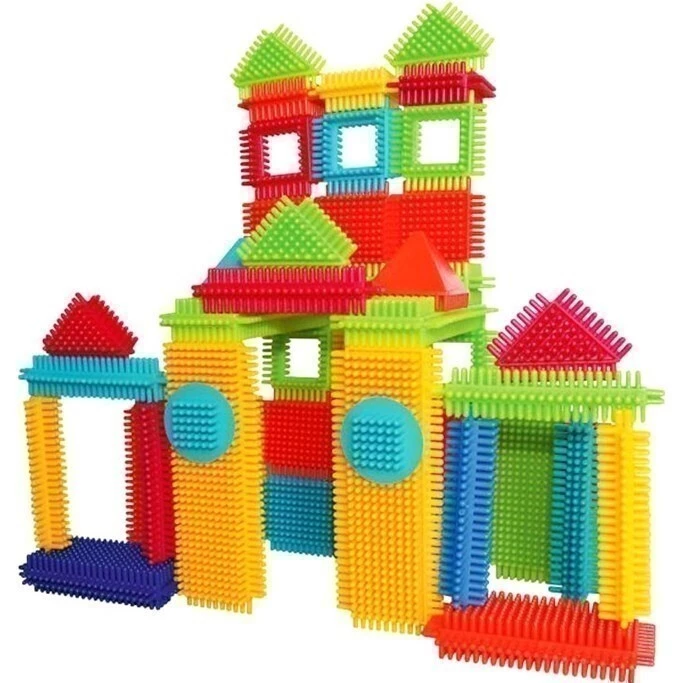 URW Stavebnice pro nejmenší HEDGEHOG BLOCKS 90 ks - Hrad ze stavebnice pro nejmenší HEDGEHOG BLOCKS