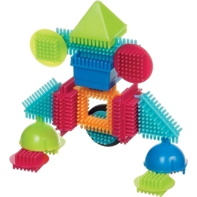 URW Stavebnice pro nejmenší HEDGEHOG BLOCKS 90 ks - Věž ze stavebnice pro nejmenší HEDGEHOG BLOCKS