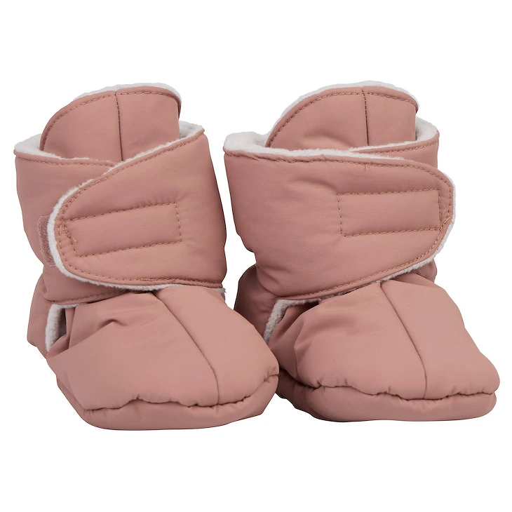 Voksi Baby Booties varianta Blush Pink / Light Grey 1-2Y