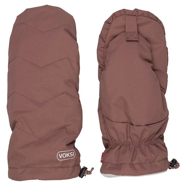 Voksi Stroller Mitten rukavice varianta Maroon Light Grey