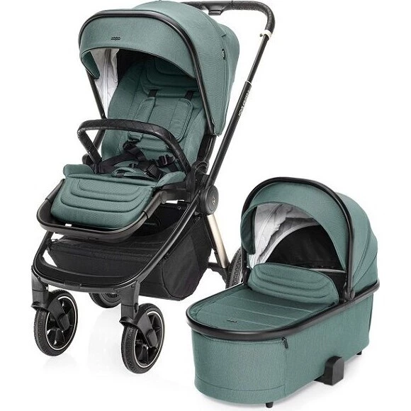 ZOPA Set sportovní kočárek Move Cross 3 + hluboká korba XL + adaptéry varianta Antique green gold