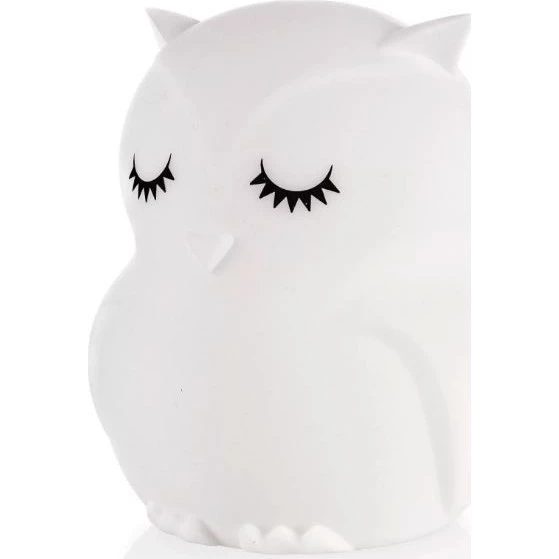 ZOPA Silikonová LED noční lampička vel. M varianta Owl