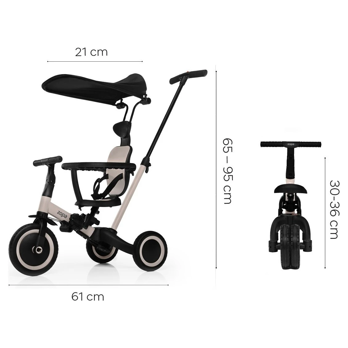 ZOPA tříkolka Pro 6v1 - 