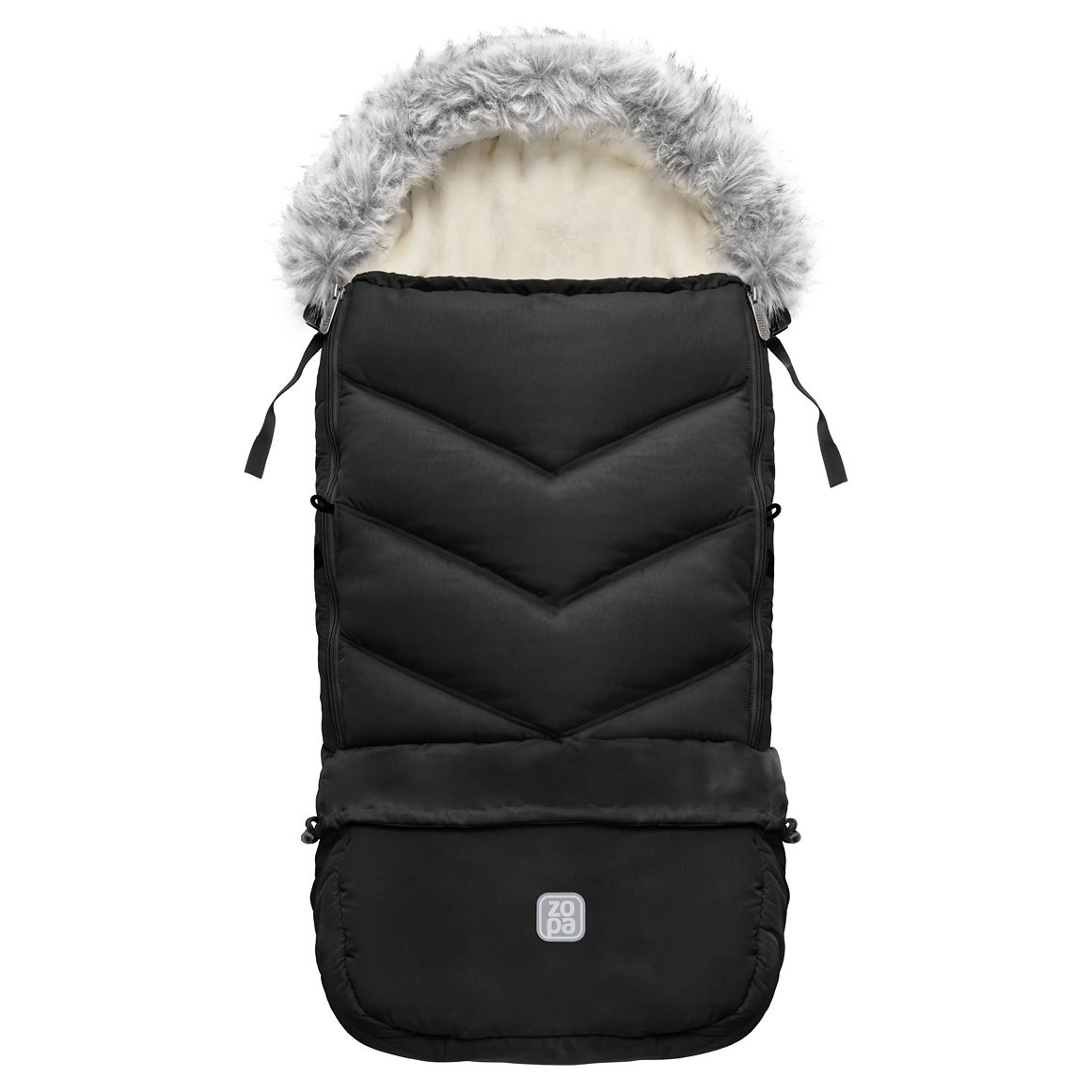 Zopa Zimní fusak Fluffy Combi varianta Arctic Black