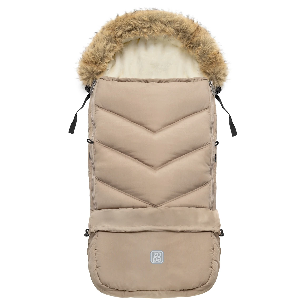 Zopa Zimní fusak Fluffy Combi varianta Creamy Beige