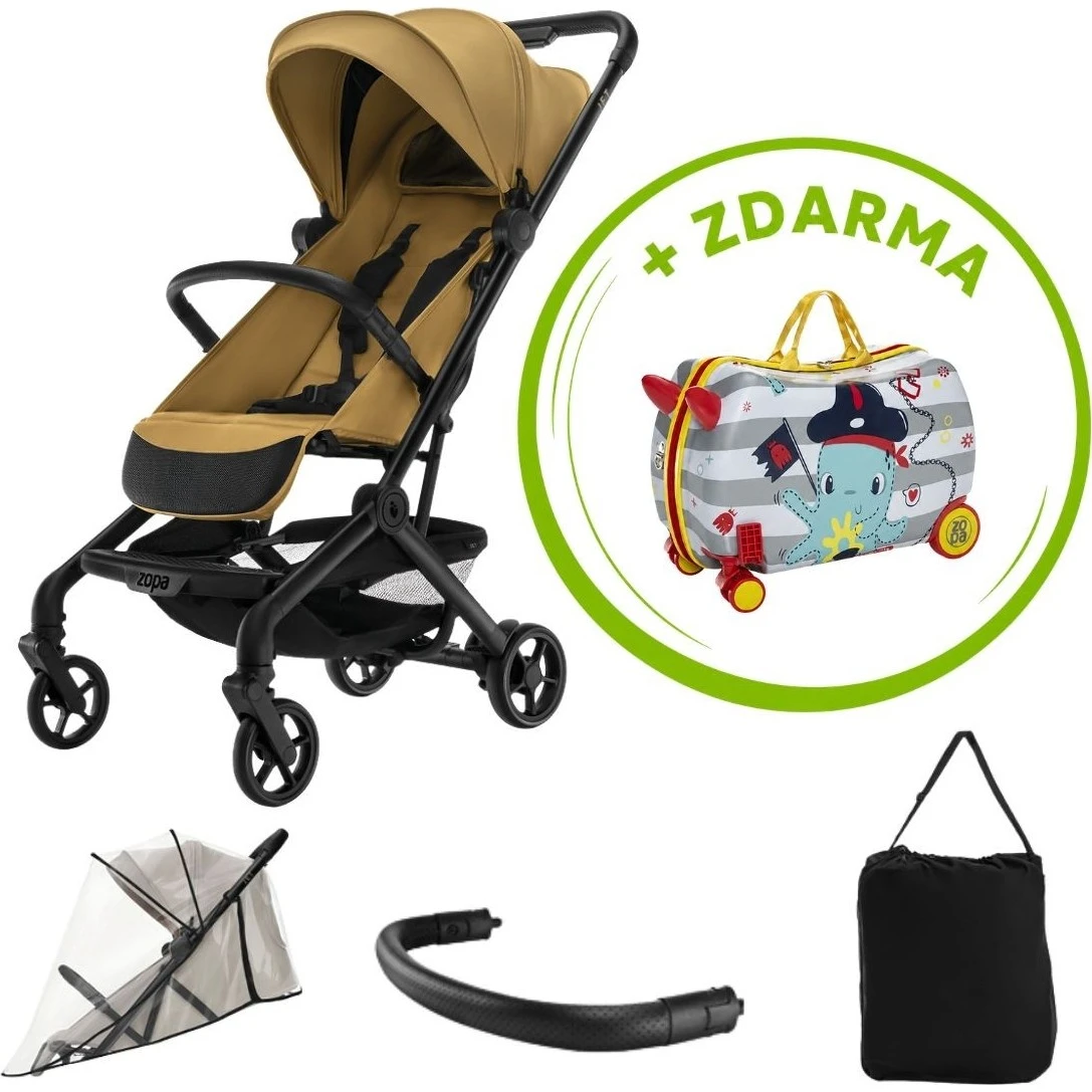 Zopa Sportovní kočárek Jet + kufřík Pack & Ride ZDARMA varianta Kodi bronze