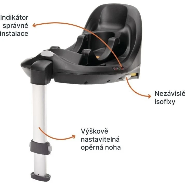 Zopa Set Move Cross 5 + autosedačka XM Plus i-Size Bundle Set - 
