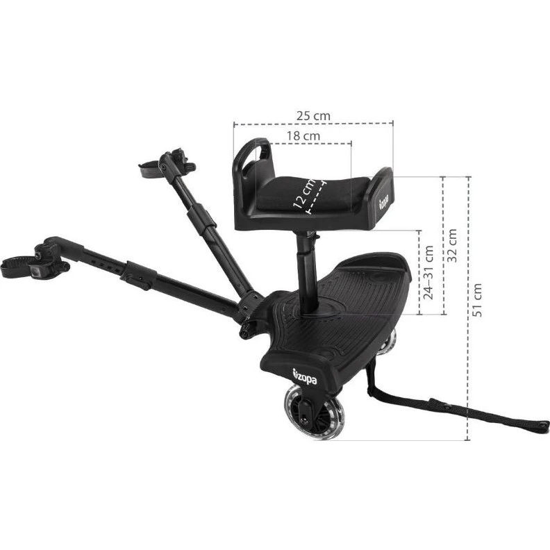 ZOPA Stupátko + sedátko ke kočárku Segboard 2 - 