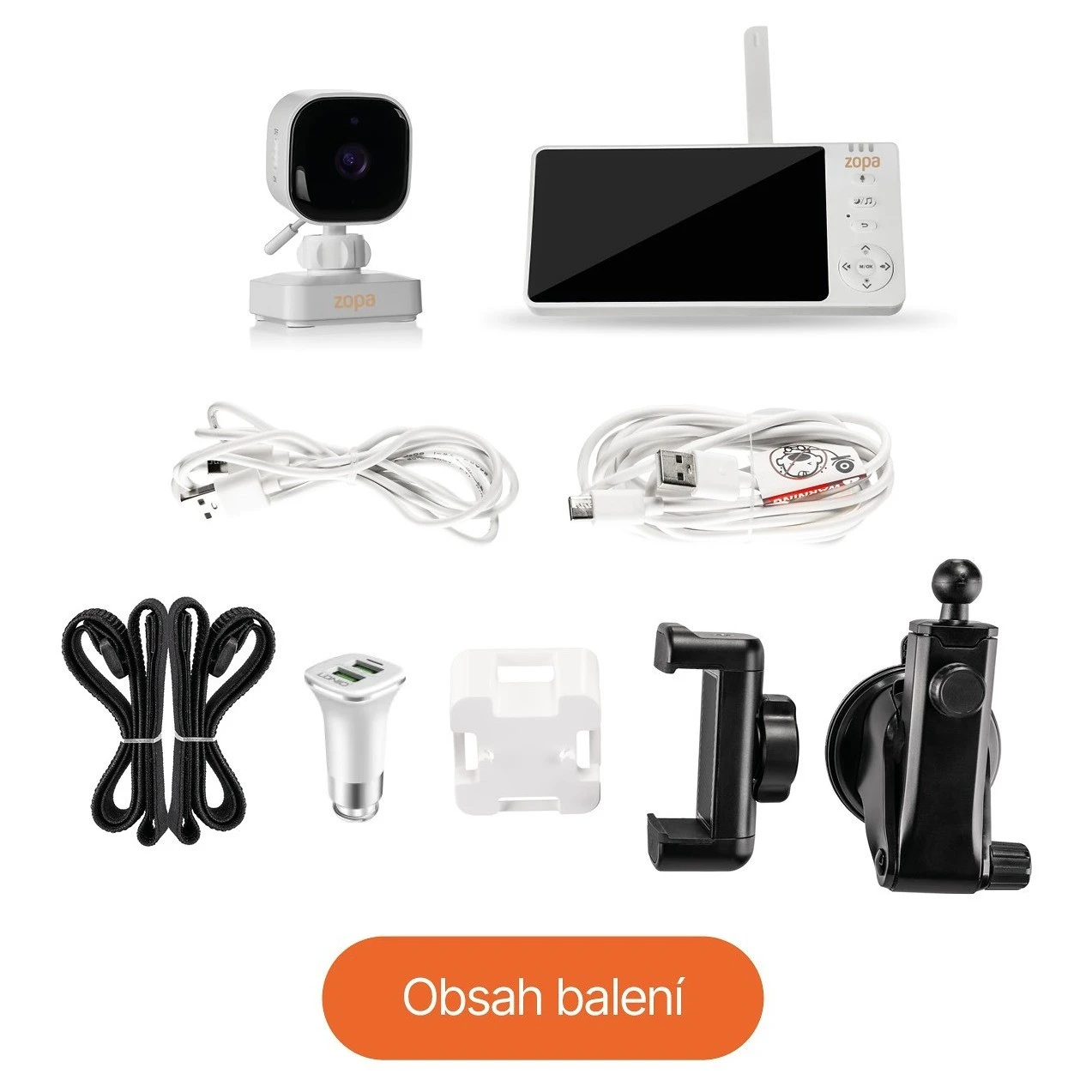 ZOPA Digitální video monitor Home & Car 3v1 - 