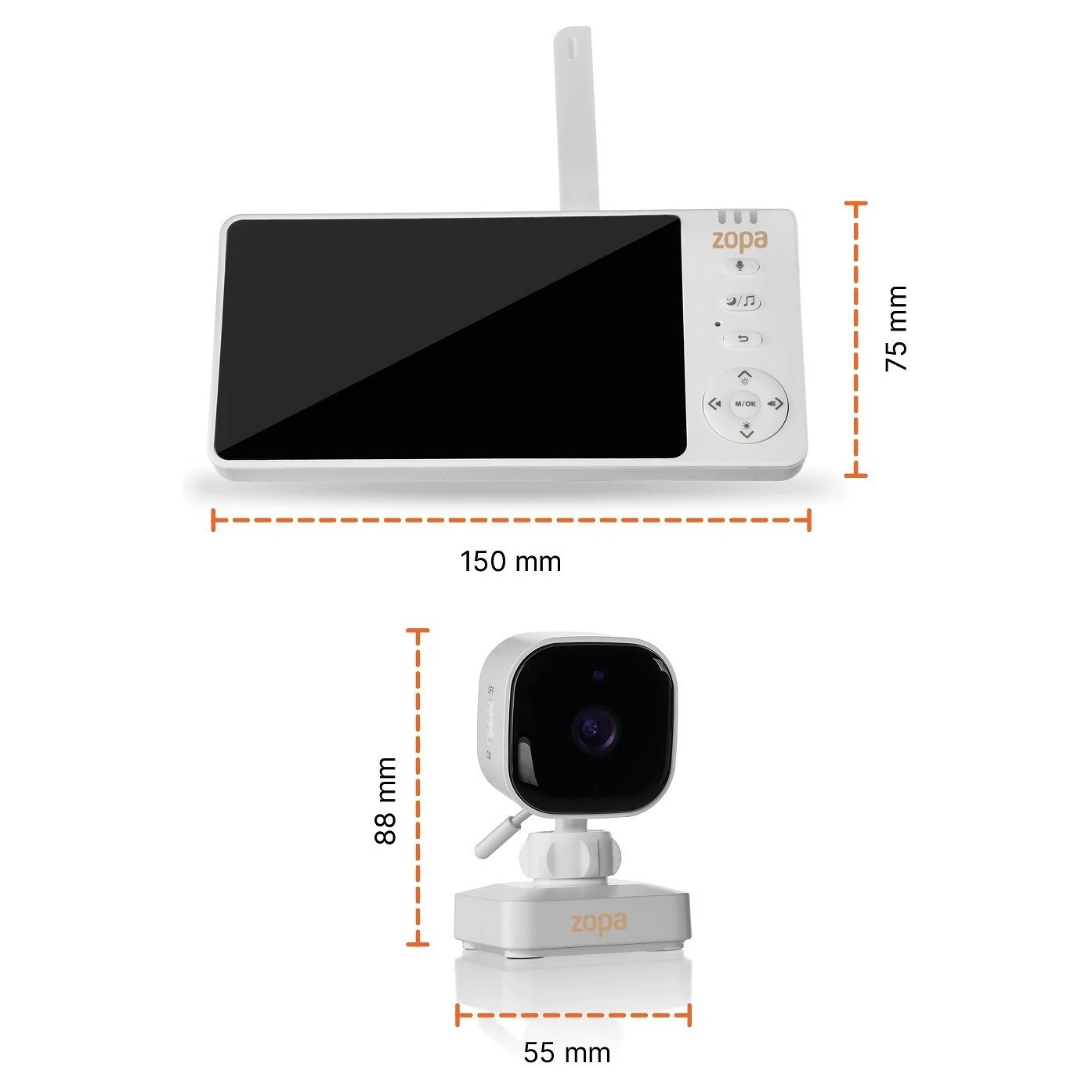 ZOPA Digitální video monitor Home & Car 3v1 - 