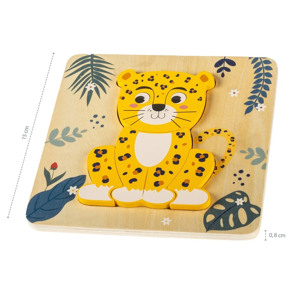 ZOPA Dřevěné puzzle malé - 