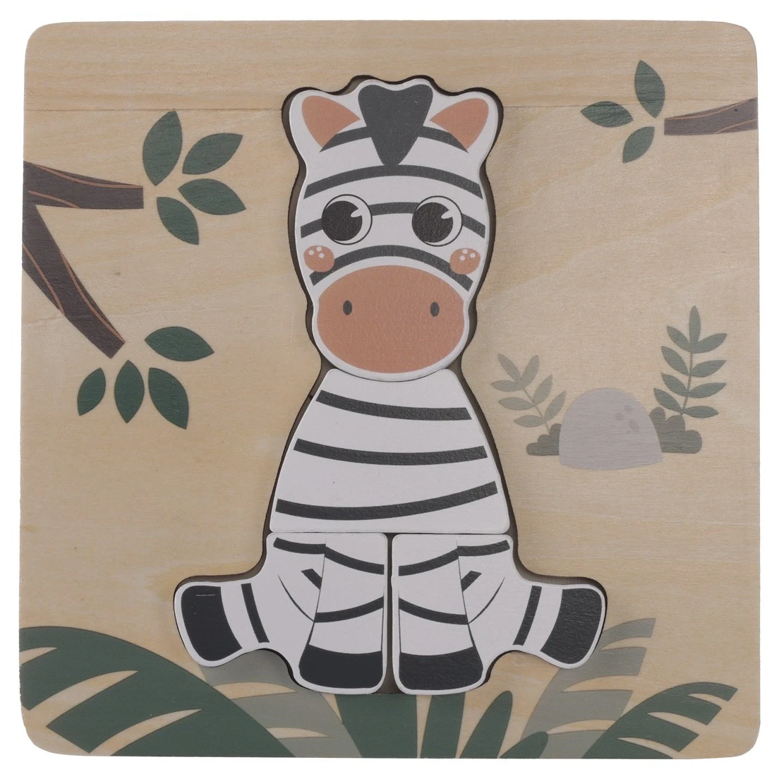 ZOPA Dřevěné puzzle malé - 