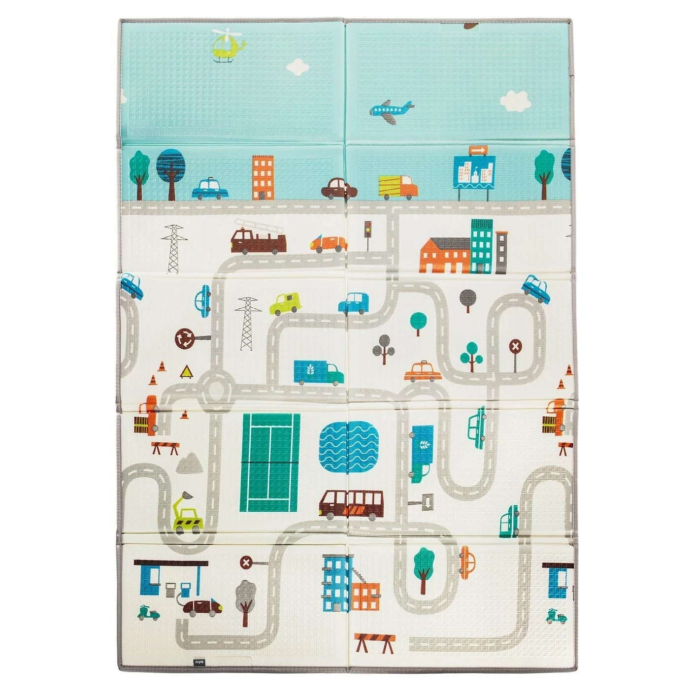 ZOPA Multifunkční pěnová skládací podložka oboustranná - 