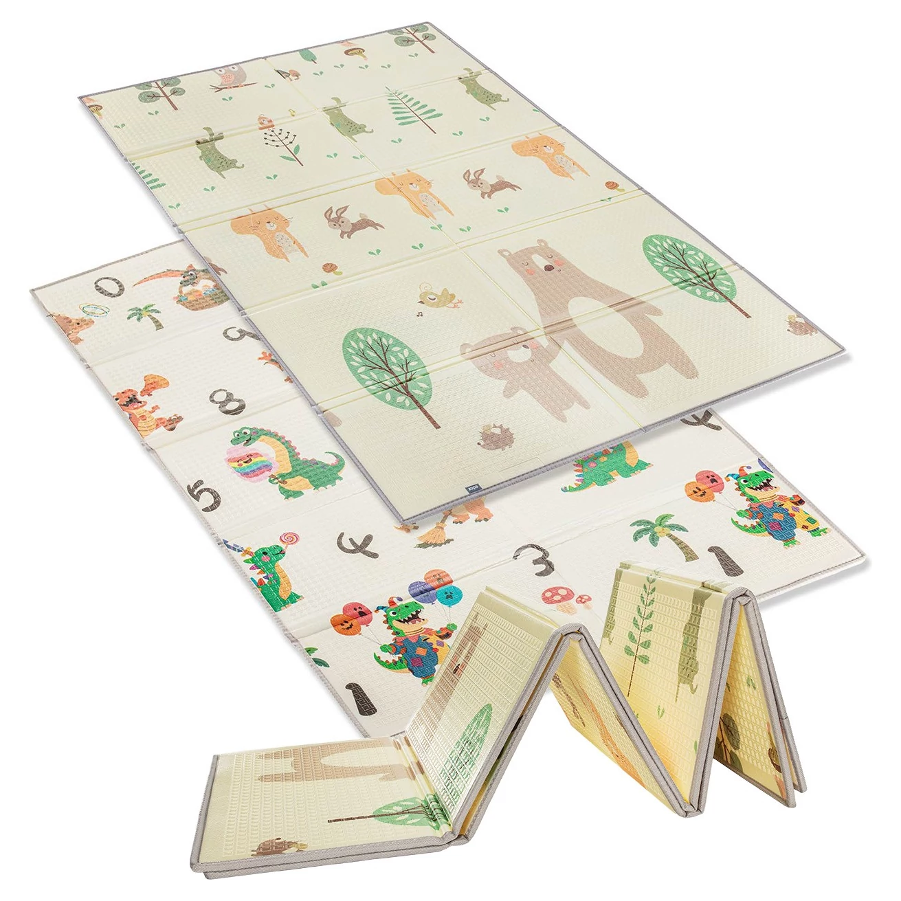 ZOPA Multifunkční pěnová skládací podložka oboustranná varianta Forest 180x120cm