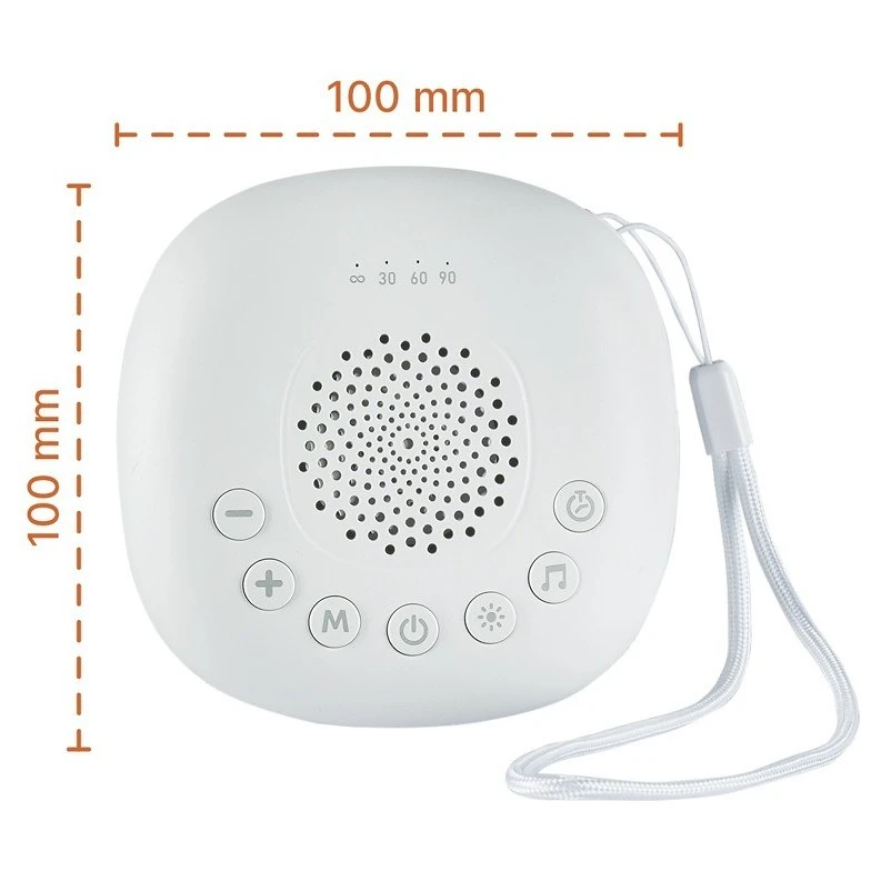 ZOPA Přenosný usínací modul Premium s LED světlem, bílým šumem a zvuky - 