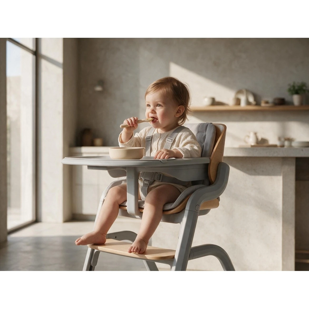 ZOPA Set 3 židlička Inspira 2 + novorozenecký set + houpací základna - 