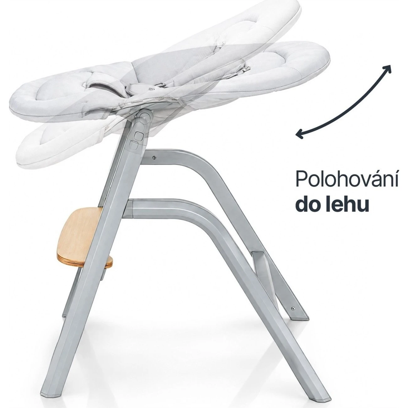 ZOPA Set 3 židlička Inspira 2 + novorozenecký set + houpací základna - 