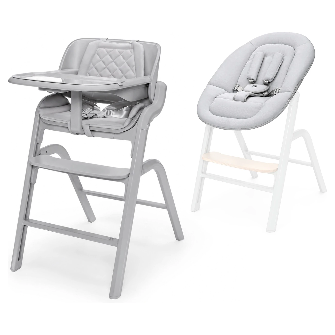 ZOPA Set židlička Inspira 2 + novorozenecký set varianta Oyster Grey