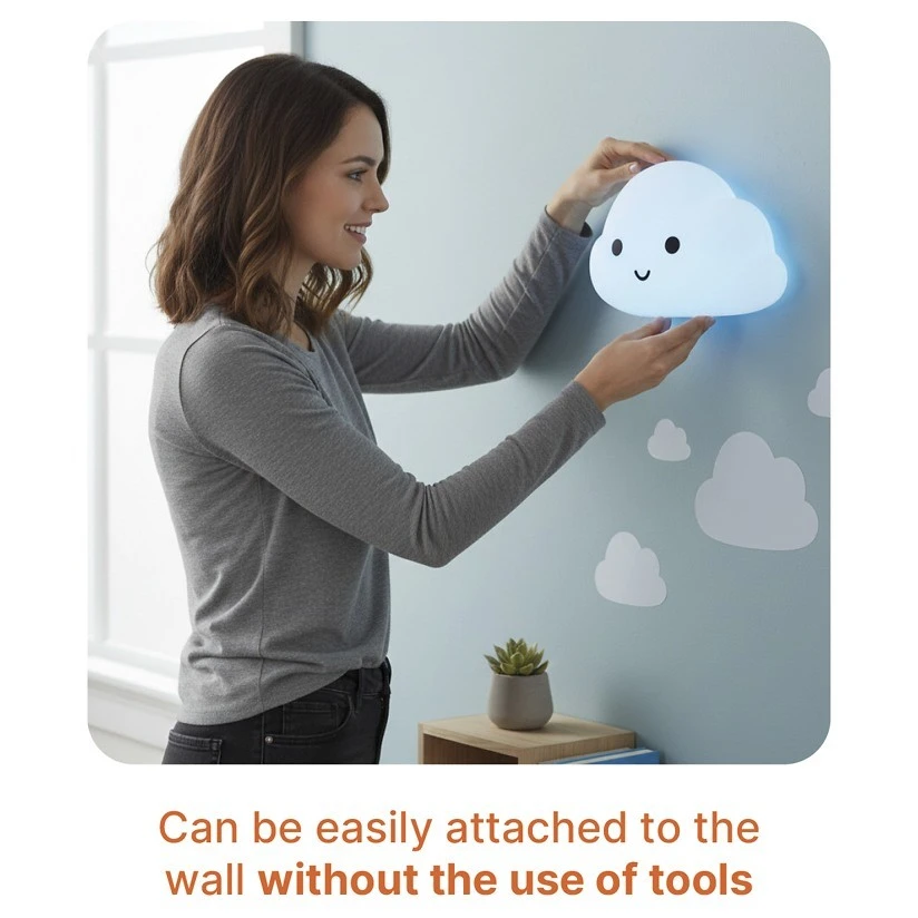 ZOPA Silikonové nástěnné noční světlo - 