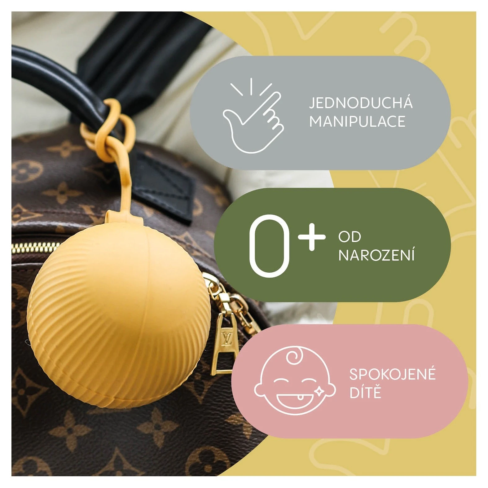 ZOPA Silikonové pouzdro na dudlík uzavíratelné - 