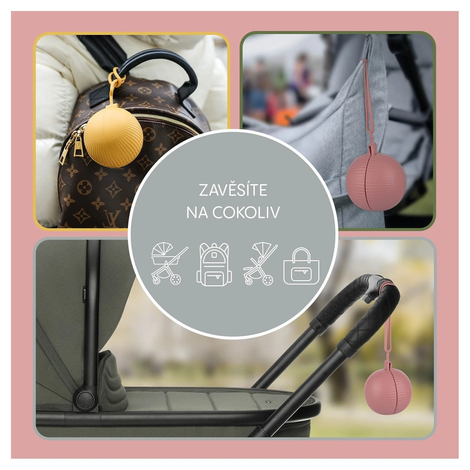 ZOPA Silikonové pouzdro na dudlík uzavíratelné - 