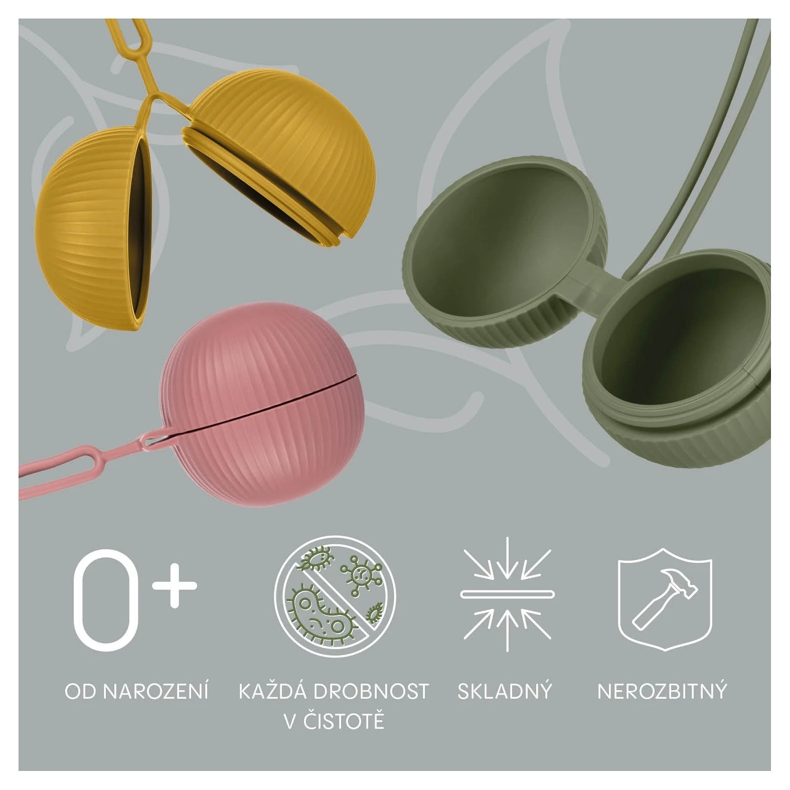 ZOPA Silikonové pouzdro na dudlík uzavíratelné - 