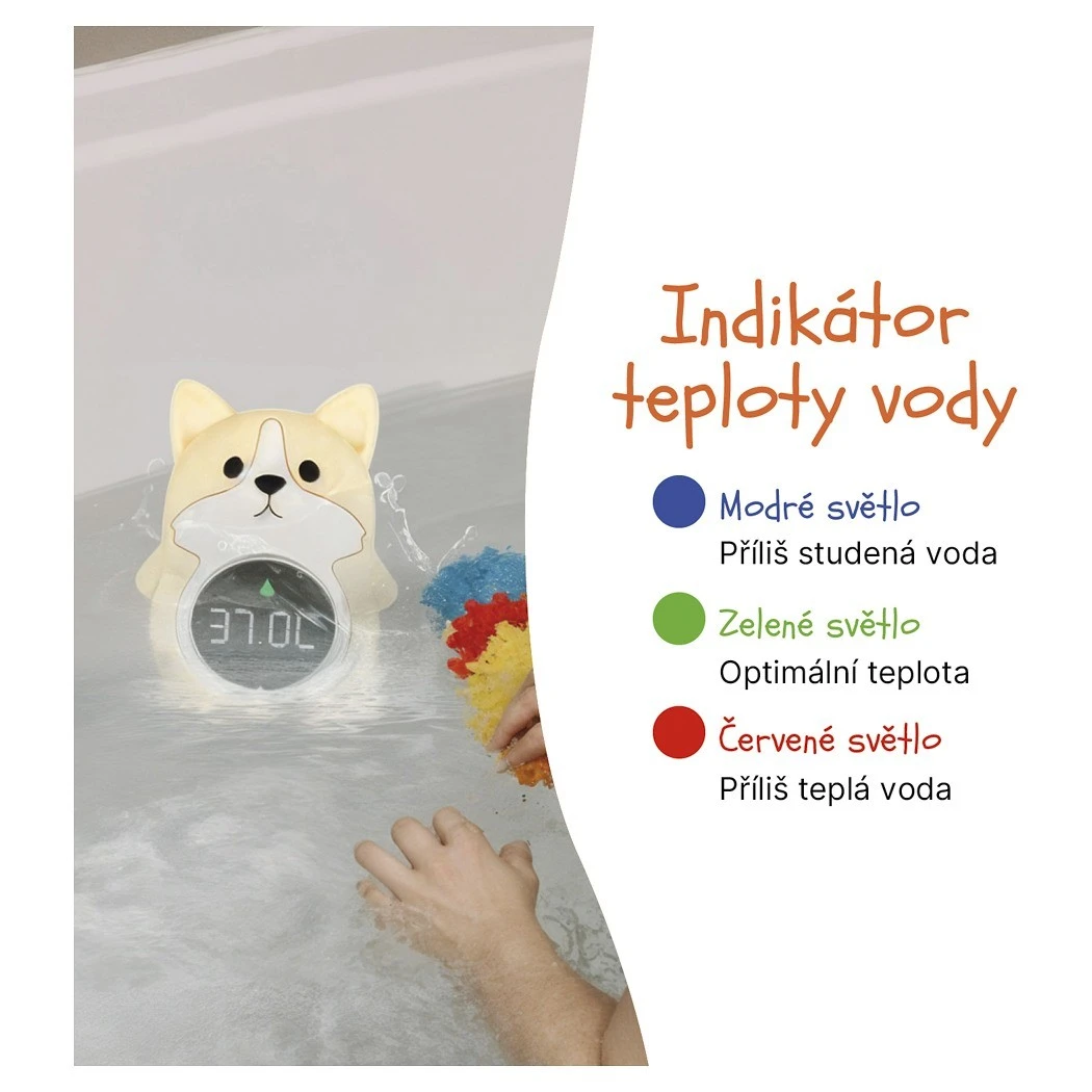 ZOPA Silikonový digitální teploměr 3v1 - 